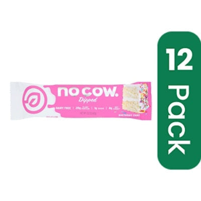 No Cow Bar Dipped Birthday Cake