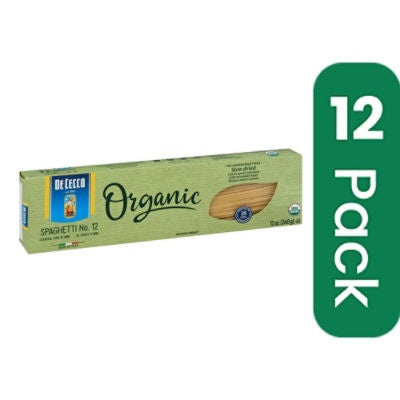De Cecco Pasta Spaghetti Organic 12 oz (Pack Of 12)