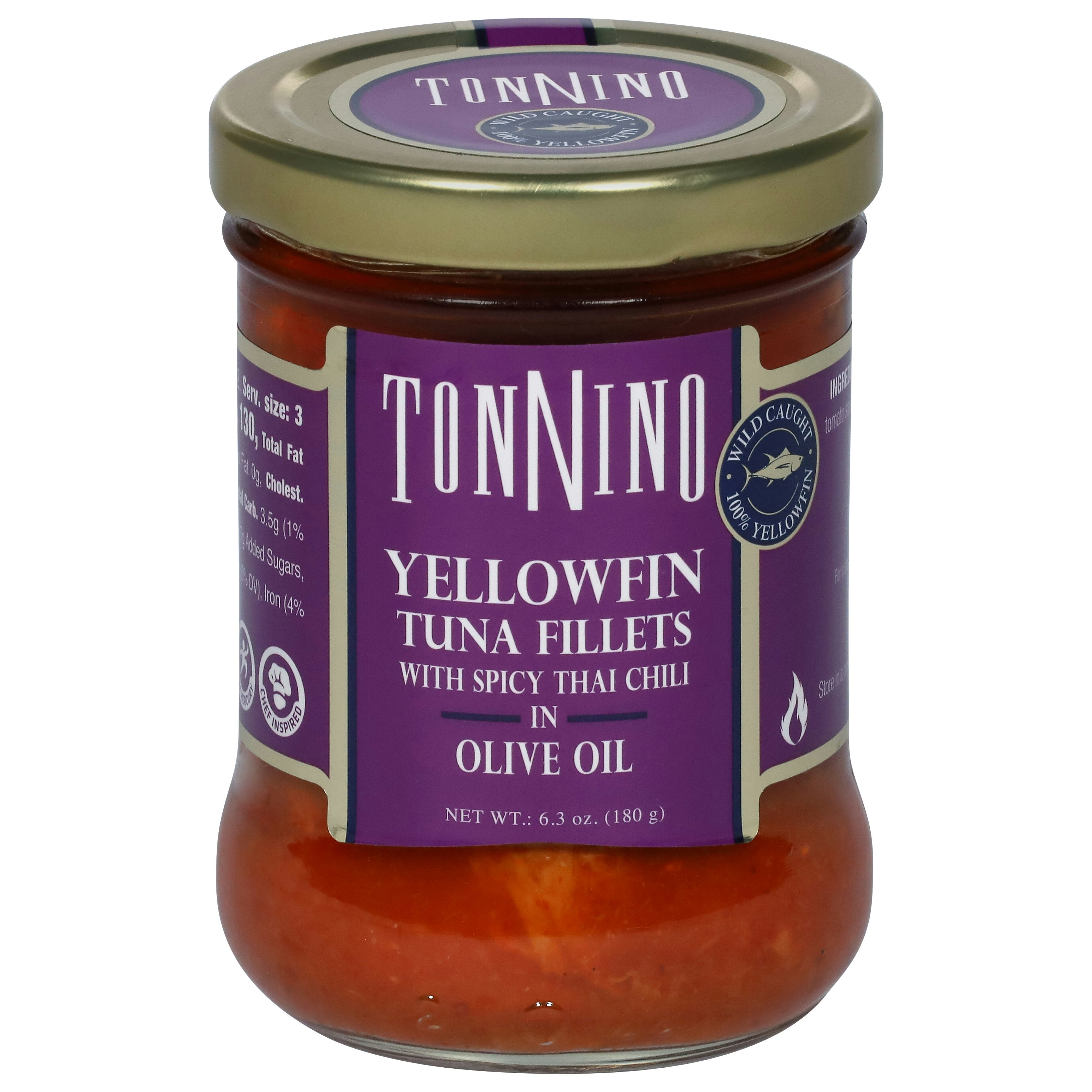 Tonnino Tuna Flt Olive Oil Thai Chili