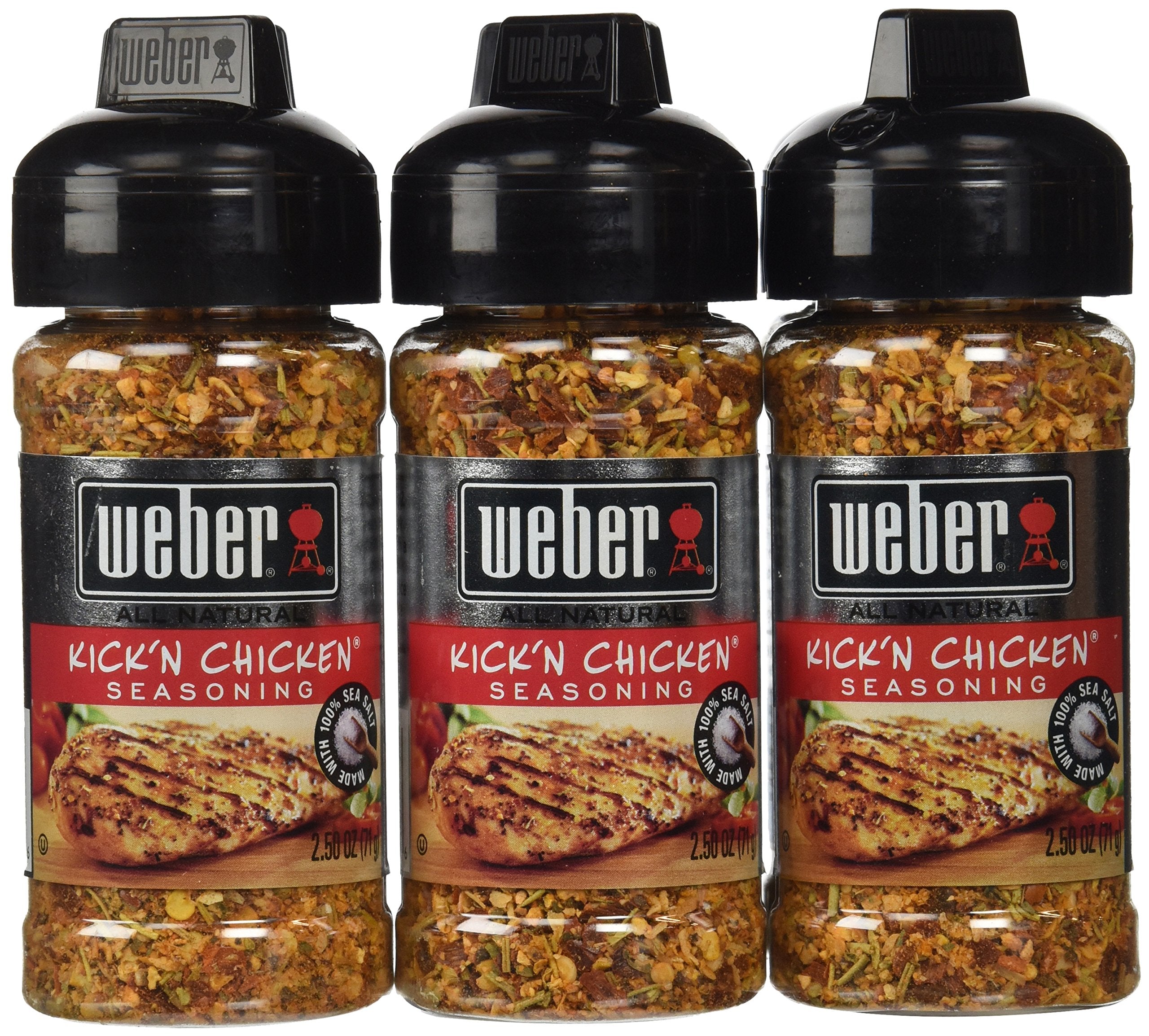 WEBER (Pack of 18) Weber Natural Seasoning Kick N Chicken Spice Blend 2.5 Oz