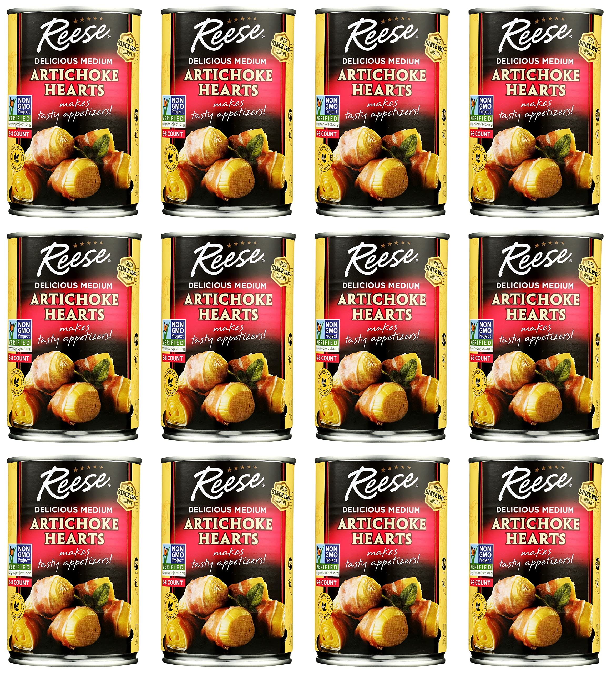 Reese Artichoke Hearts 6-8 Ct Pickled & Marinated