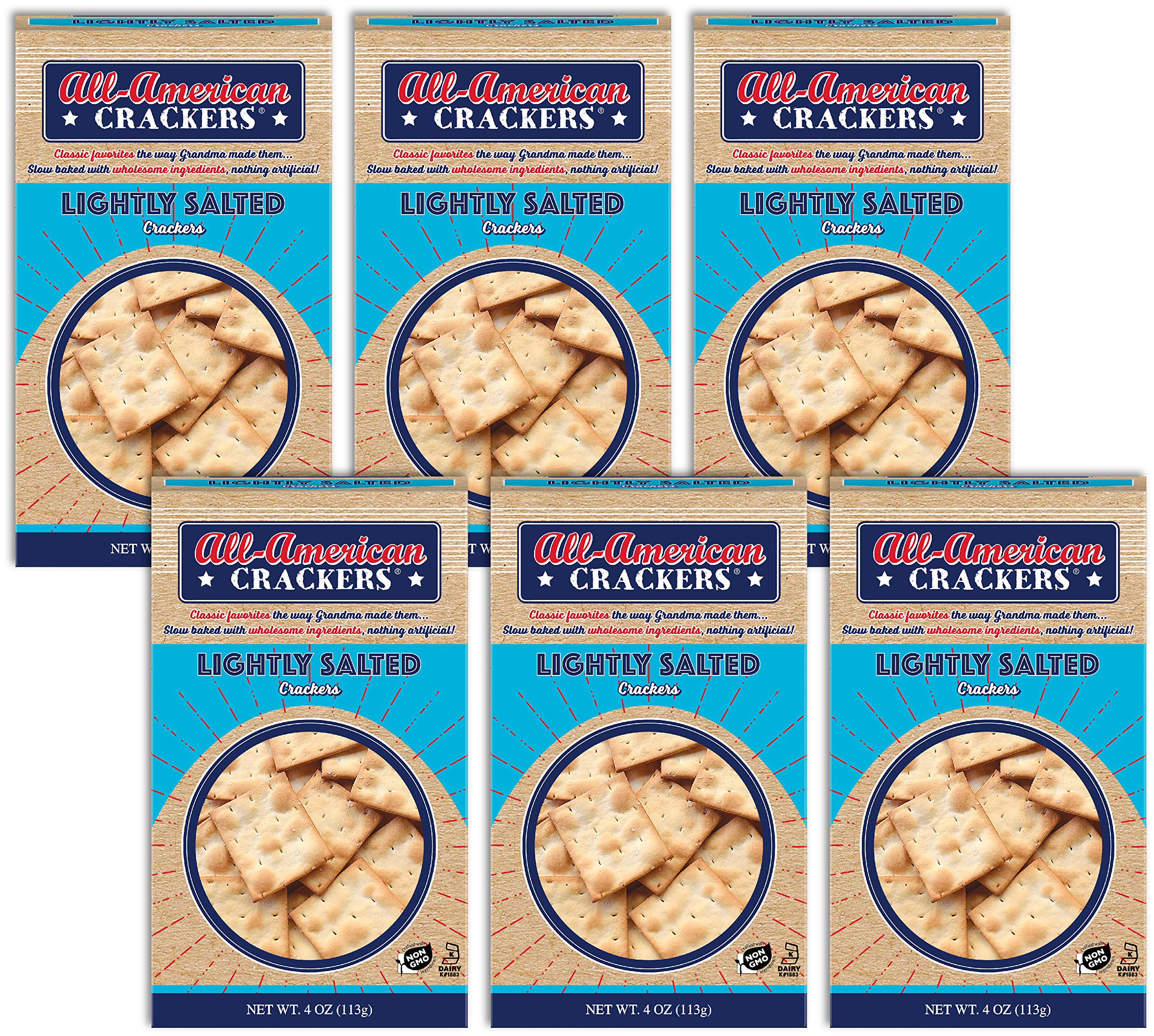 All American Partners All American Cracker Light Salt Snack Crackers