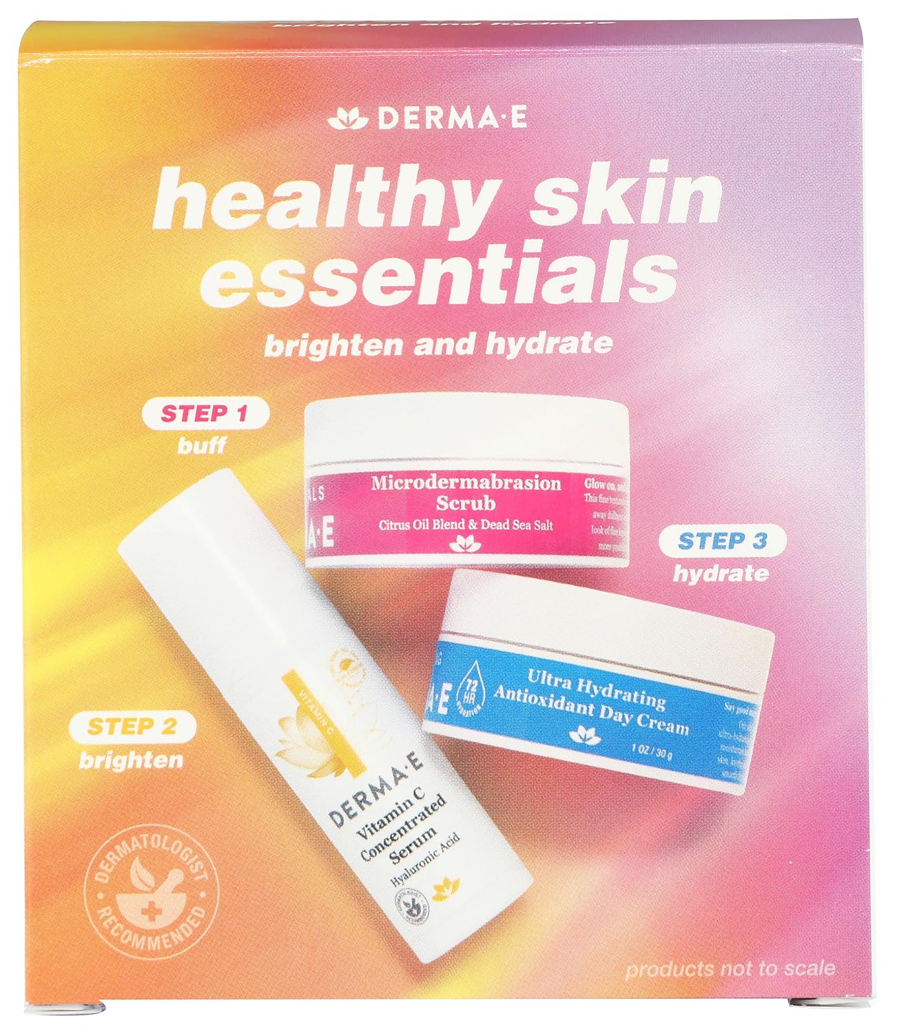 DERMA E (Pack of 3) Derma E Kit Healthy Skin Essential 1 Each