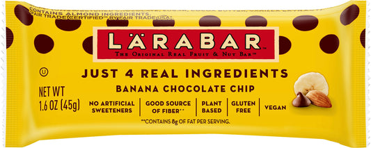 Larabar Bar Banana Chocolate Chip 1.6 Oz Pack of 16