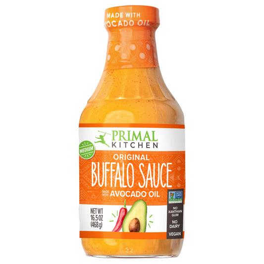 Primal Kitchen Sauce Buffalo Original 16.5 fl. oz (Pack of 6)