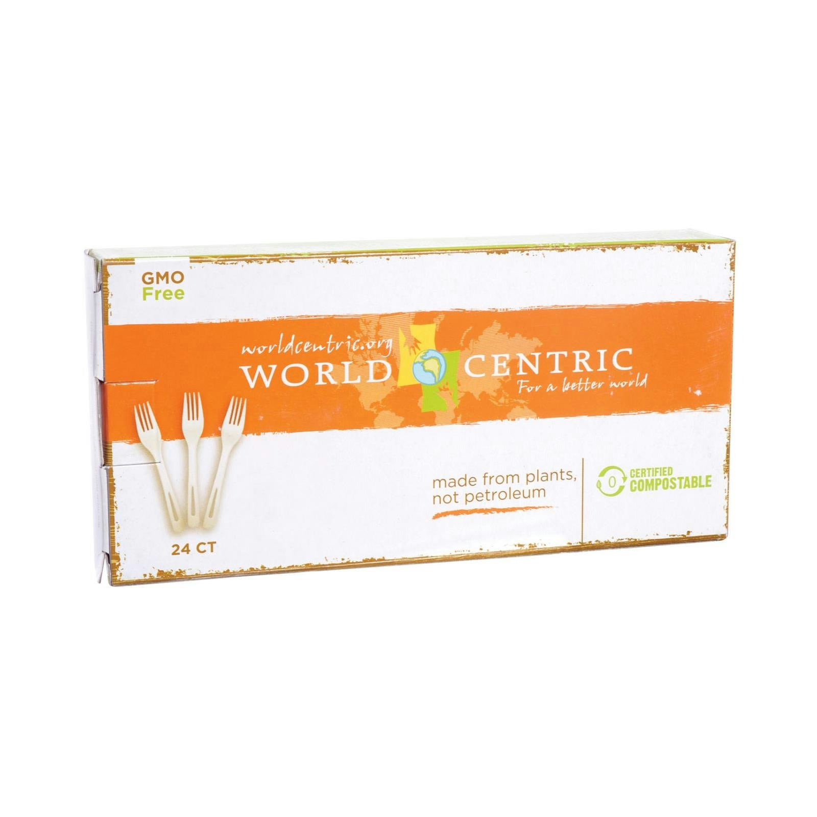 World Centric Corn Starch Fork 24 Count (Pack of 12)