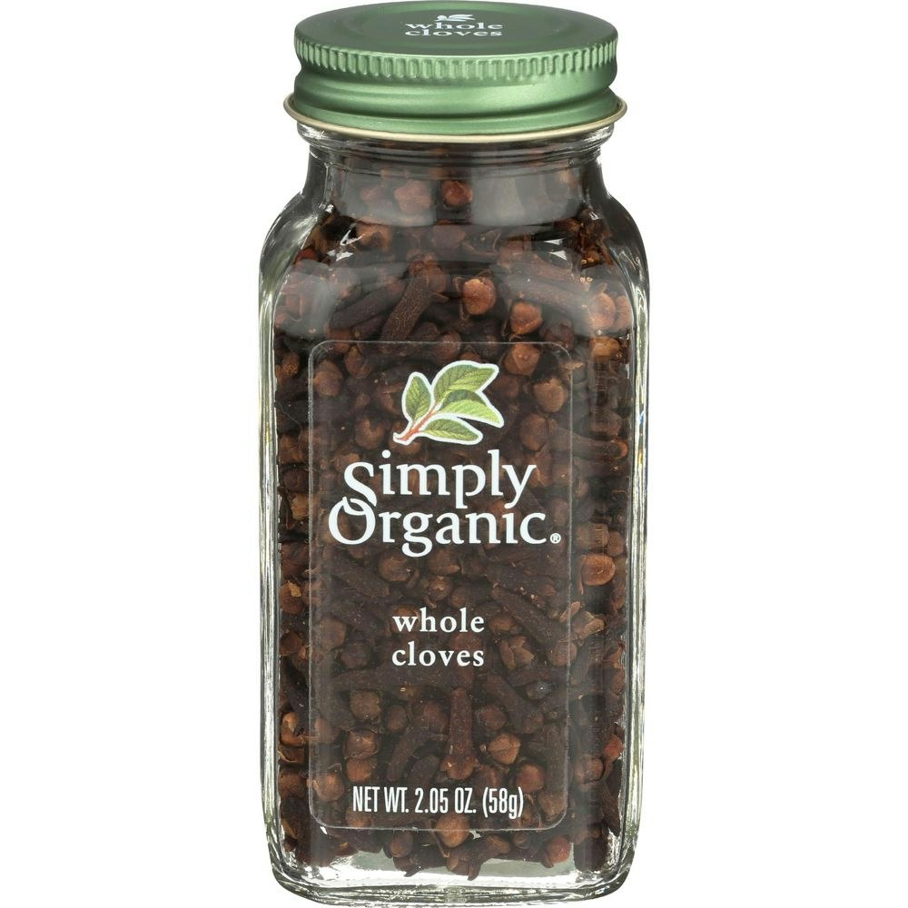 Simply Organic Whole Cloves 2.05 Oz Pack of 6
