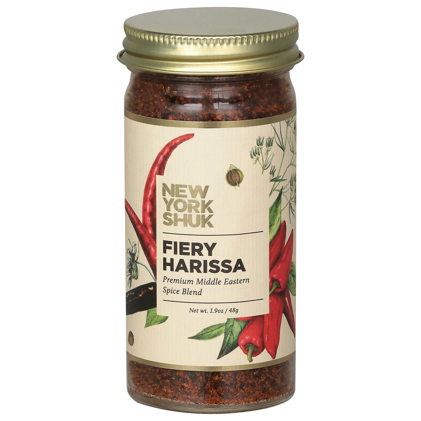 New York Shuk Spice Harissa Fiery 1.9 Oz (Pack of 12)