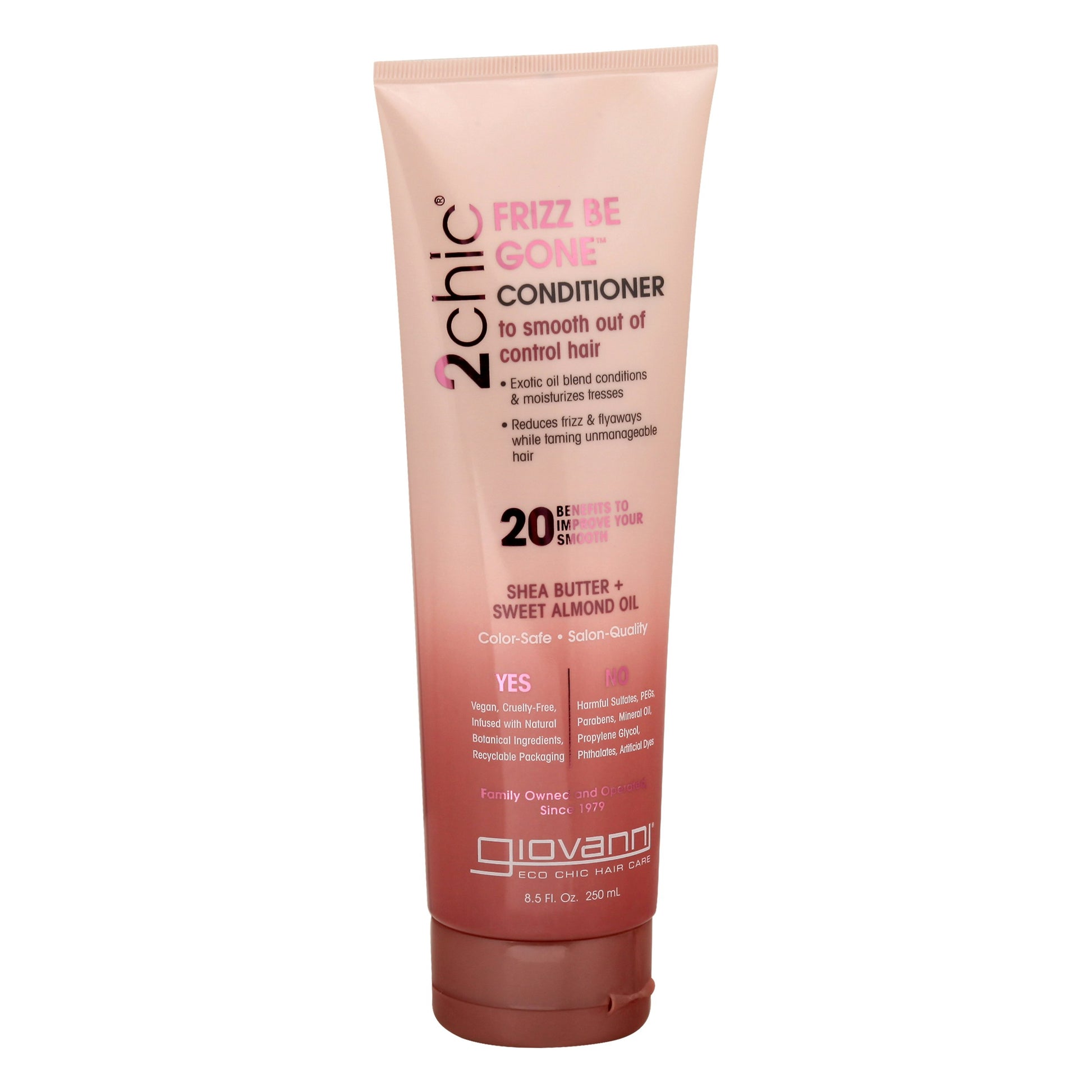 Giovanni Cosmetics Conditioner Shea Butter 8.5 Oz (Pack of 3)