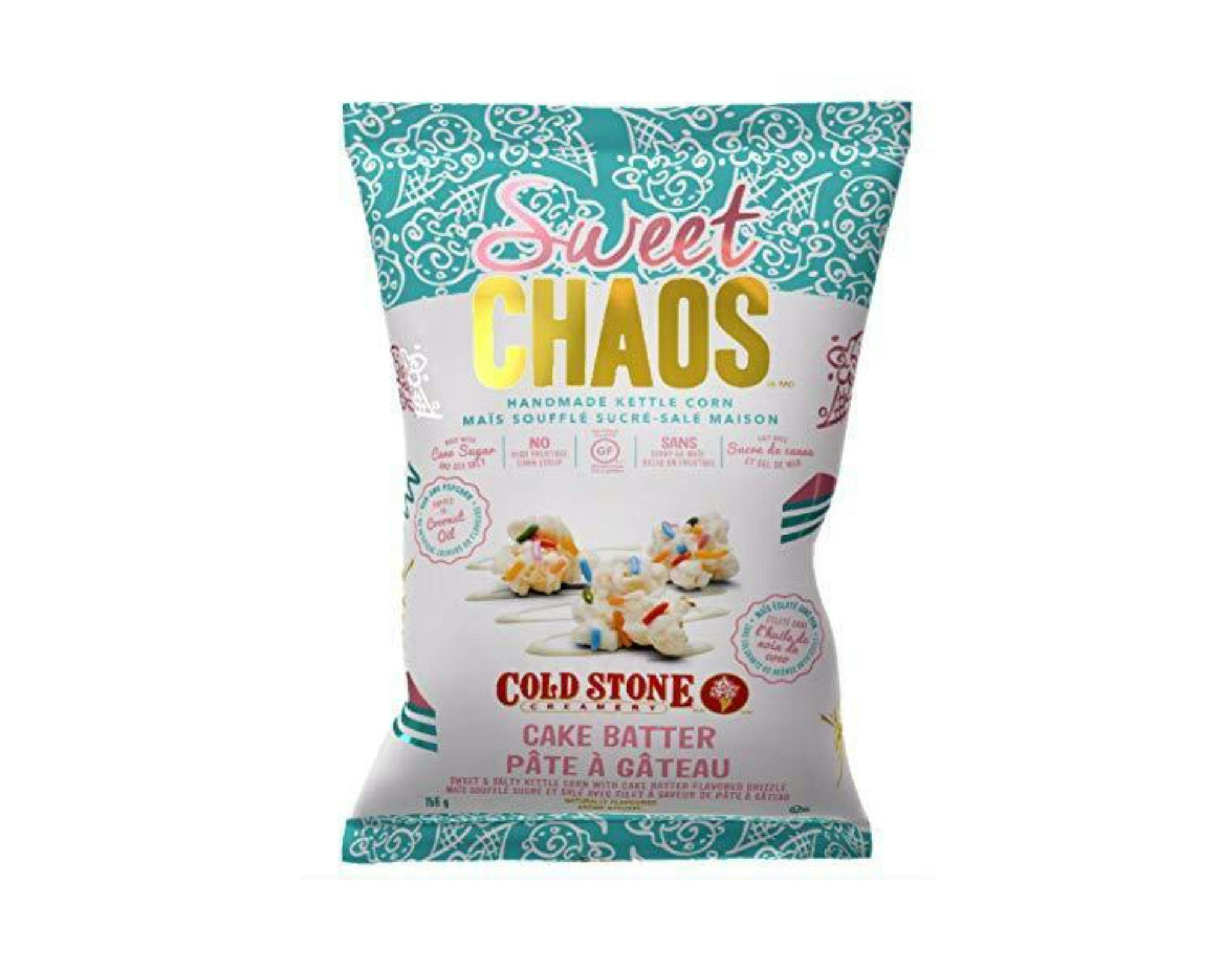 Sweet Chaos Cake Batter Popcorn