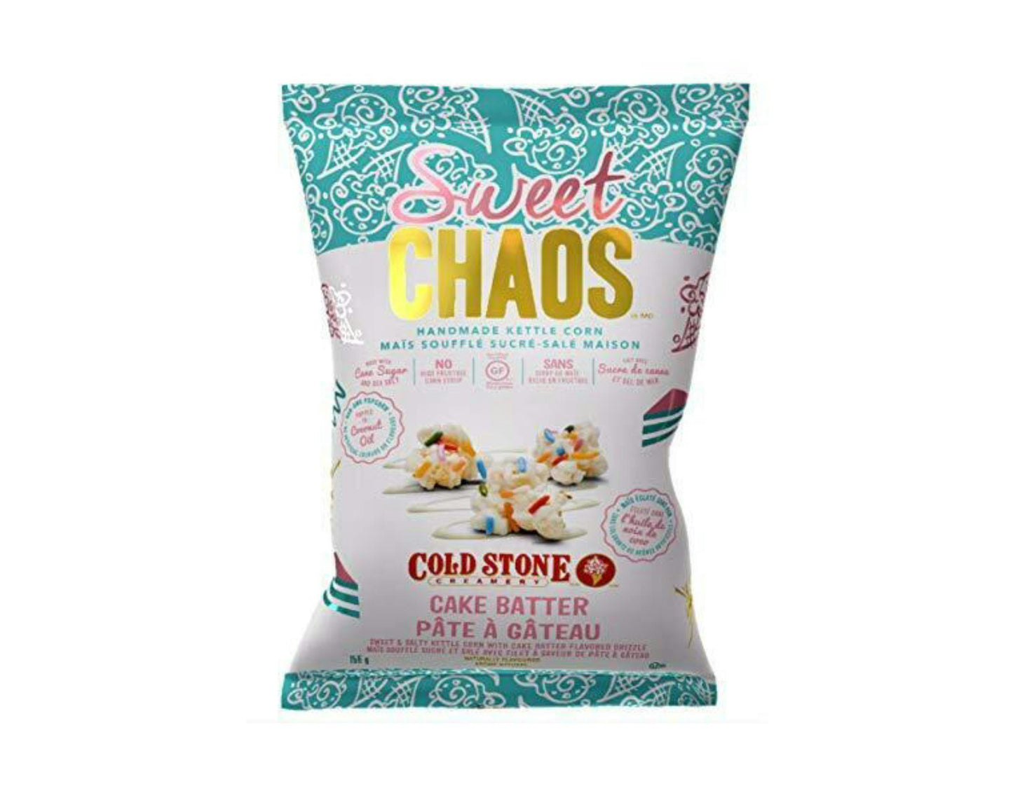 Sweet Chaos Cake Batter Popcorn - 5.5 oz (Pack of 12)