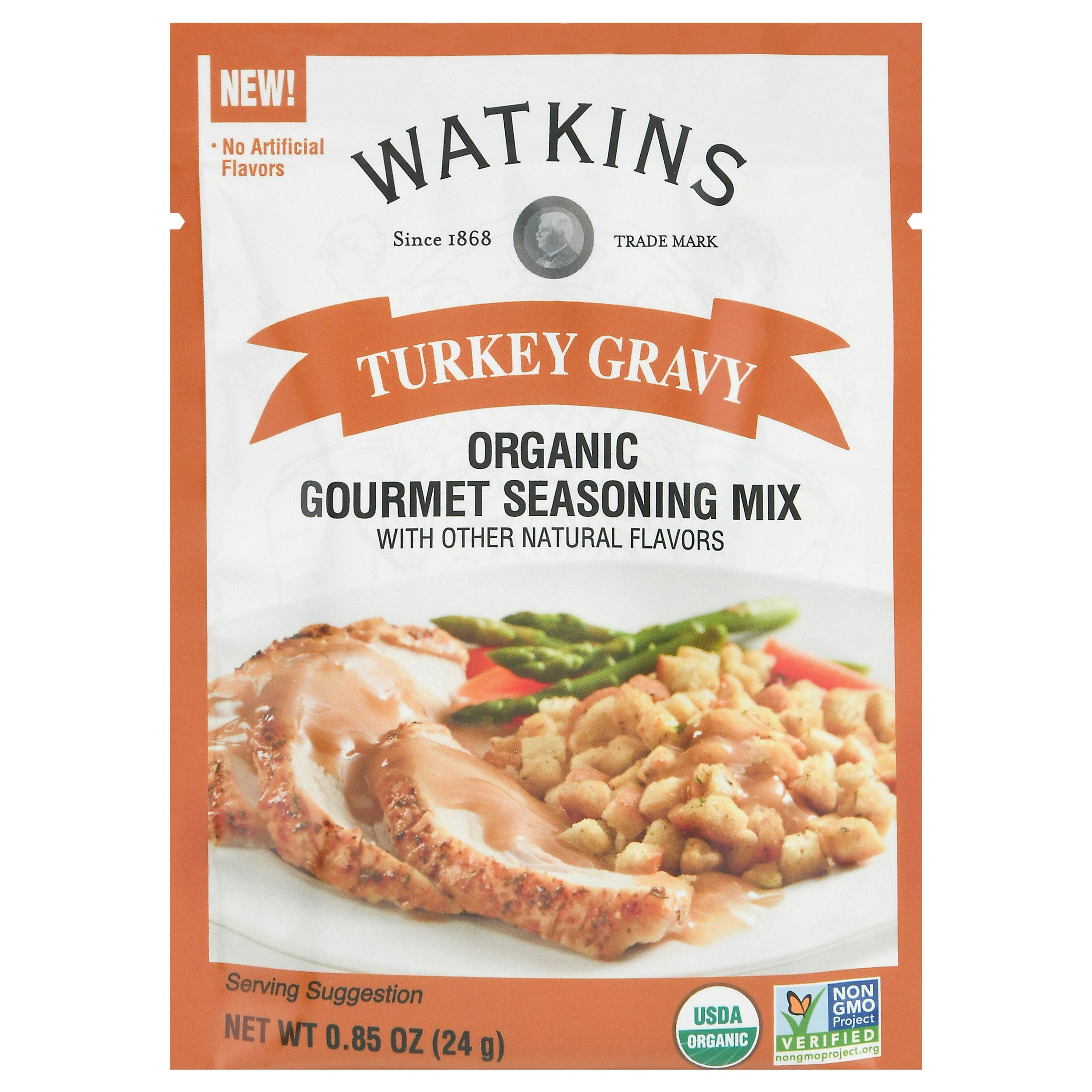 Watkins Ssning Mix Turkey Gravy Organic