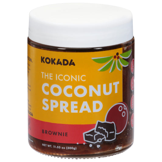 Kokada Spread Coconut Brownie Organic 11.05 Oz Pack of 8
