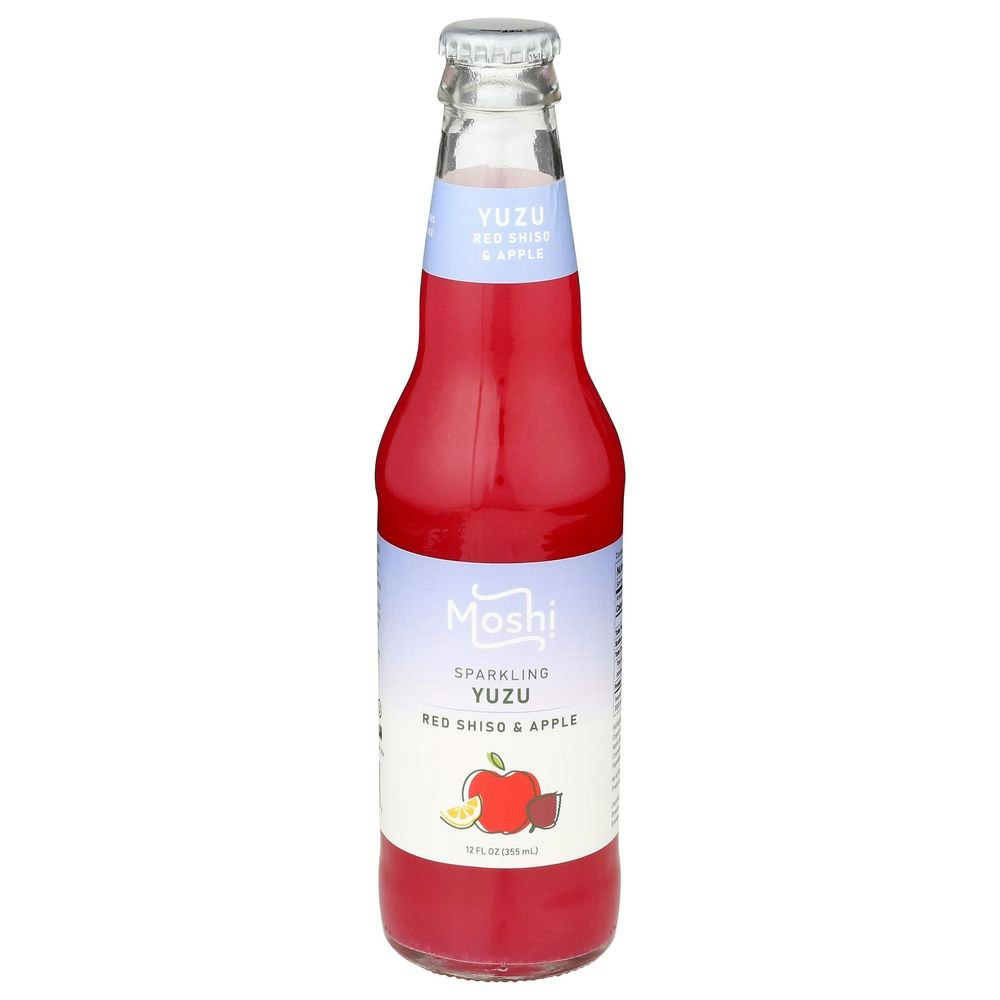 Moshi Juice Sparkling Yuzu Red Shiso & Apple 12 Fo Pack of 12