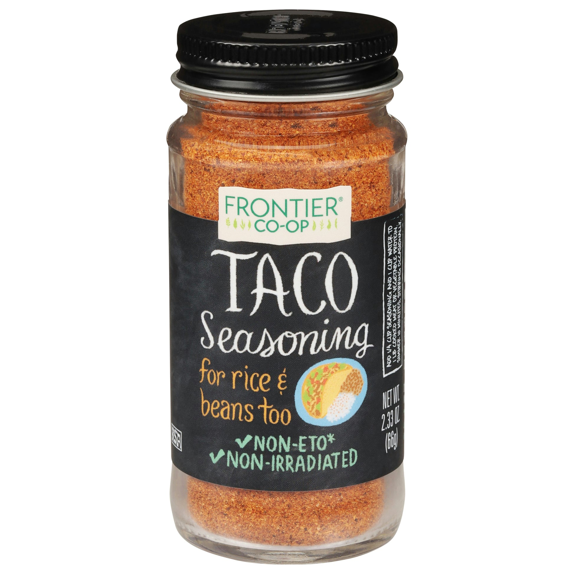 Frontier Herb Taco Seasoning Botl 2.25 Oz Pack of 1