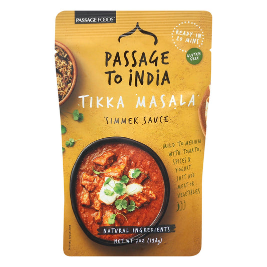 Passage Foods Sauce Simmer Tikka Masala 7 Oz Pack of 6
