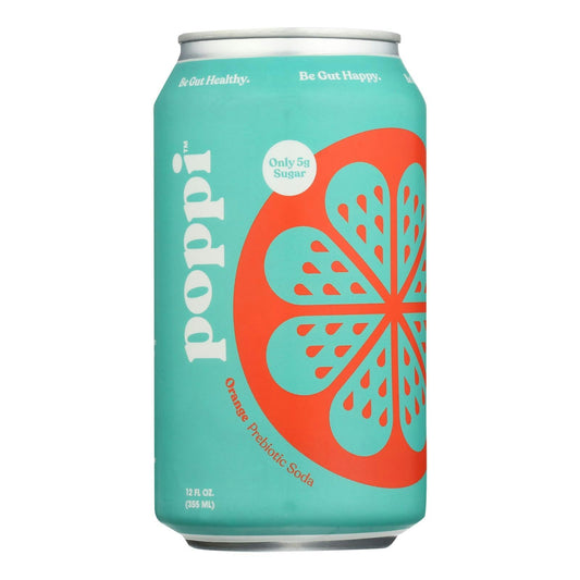 Poppi - Prebio Soda Orange 12 fl. oz (Pack of 12)