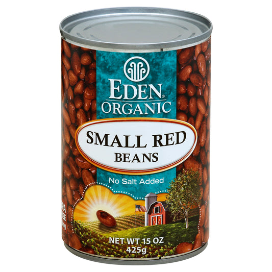 Eden Foods Bean Red Small No Salt Organic 15 Oz Pack of 12
