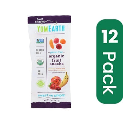Yummy Earth Fruit Snacks Gng Organic - 2 oz (Pack of 12)