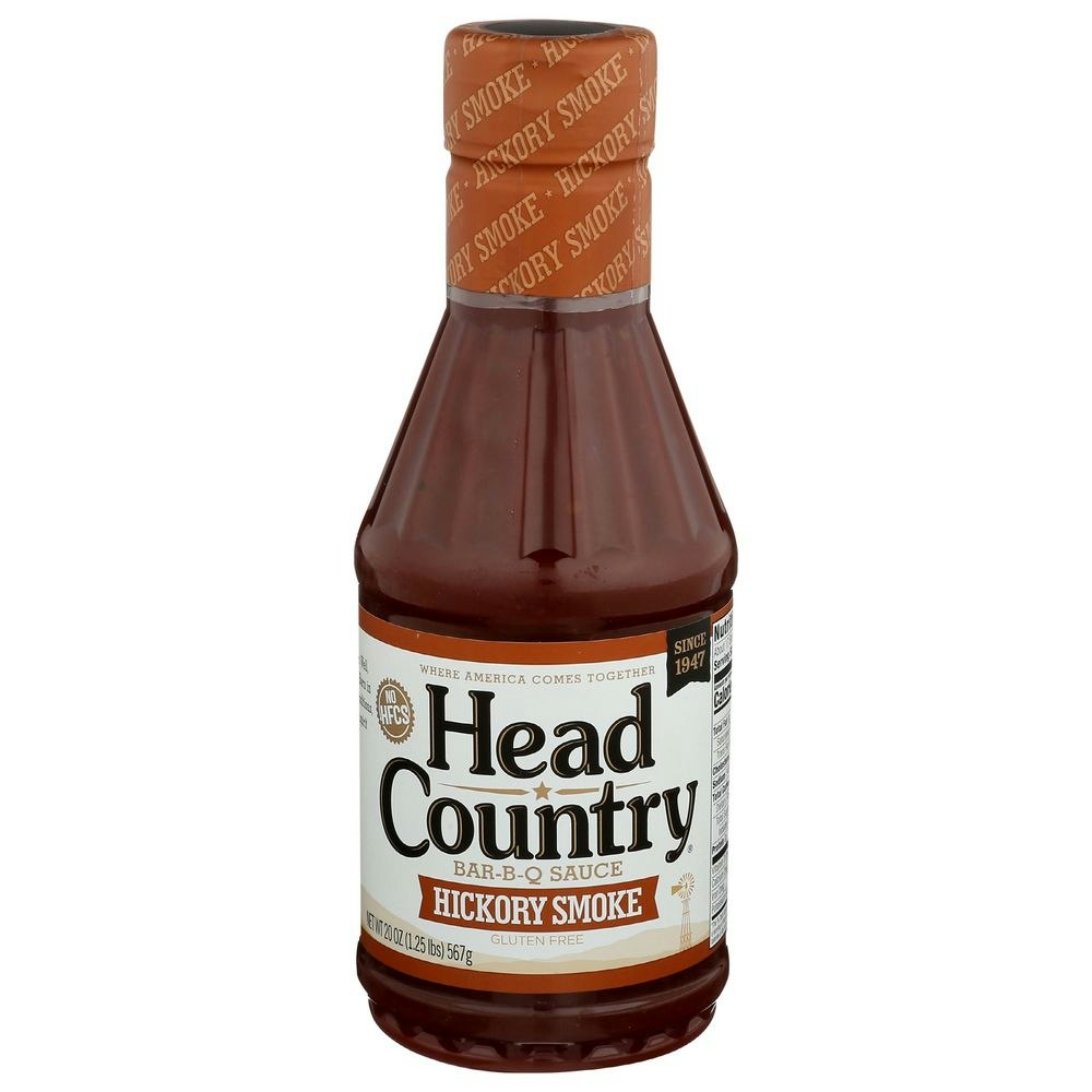 Head Country Hickory Smoke BBQ Sauce 20 Oz Pack of 6