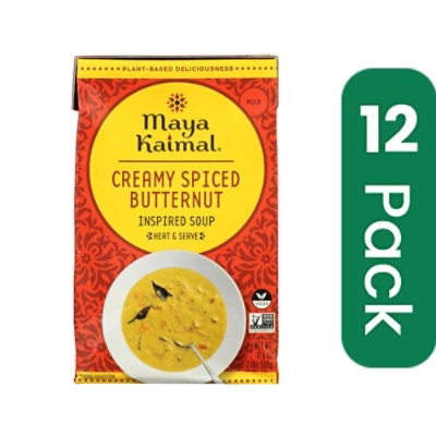 Maya Kaimal - Soup Creamy Spiced Btrnut 17.6 fl. oz (Pack of 12)