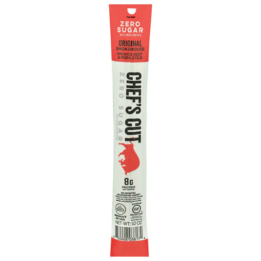 Chefs Cut Jerky Stick Zero Sugar 1 oz (Pack of 16)
