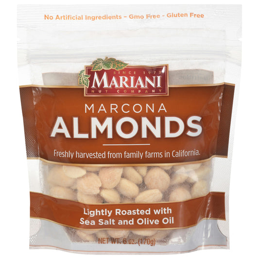 Mariani Brand Nut Almond Marcona Roasted 6 Oz Pack of 12