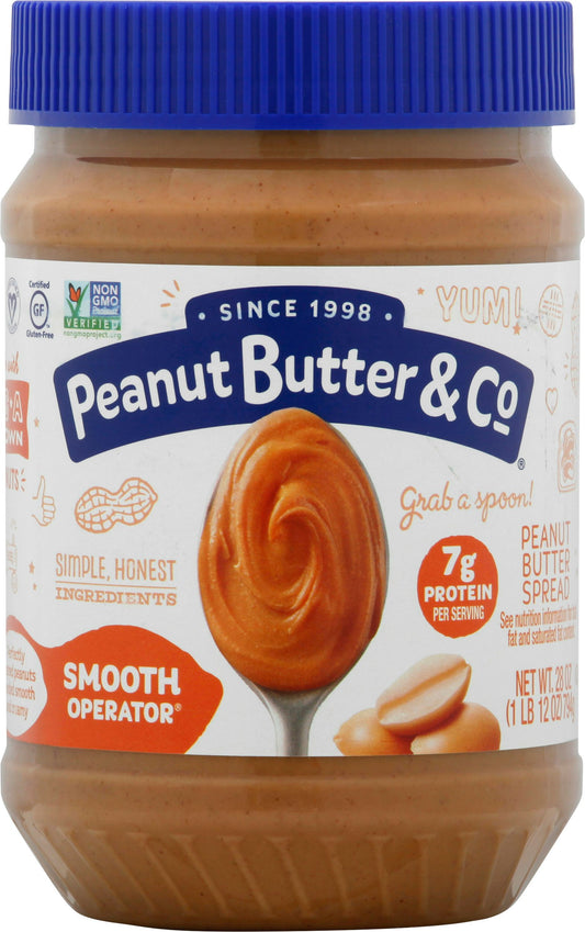 Peanut Butter & Co Peanut Butter Smooth Operator 28 Oz (Pack of 6)