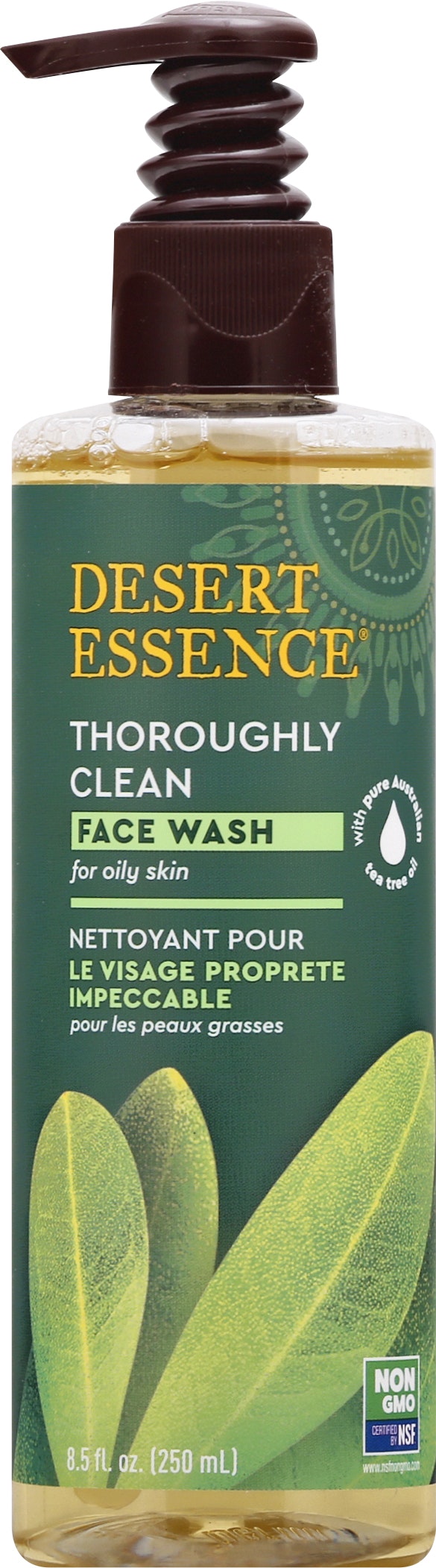 Desert Essence Wash Face Thoroughly Clean 8.5 Fl Oz (Pack of 3)