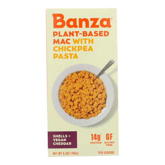 Banza - Pasta Chickpea Mac and Vegan Cheese 5.5 oz (Pack of 6)