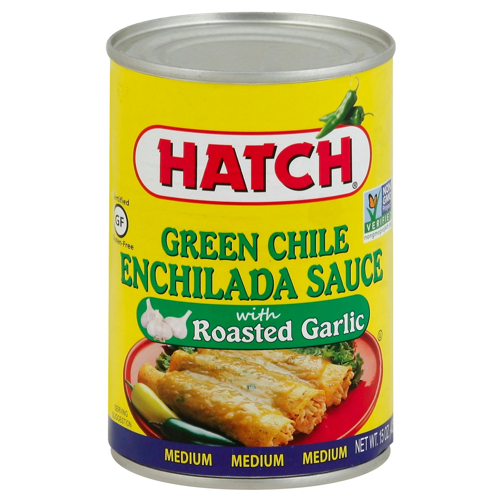 Hatch Sauce Green Enchlda Roasted Garlic 14 Oz Pack of 12