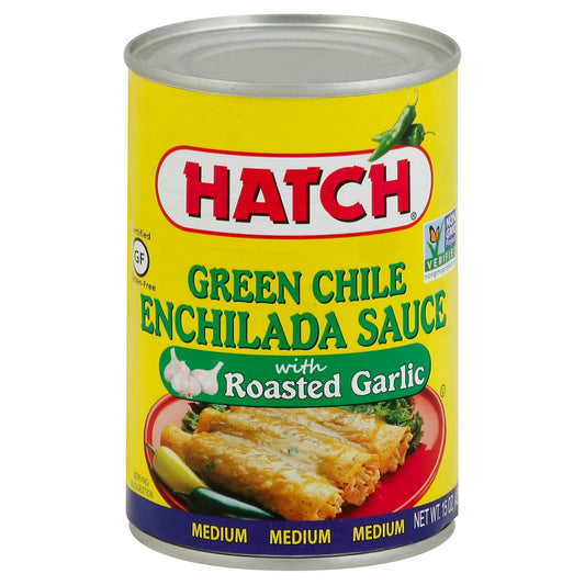 Hatch Sauce Green Enchlda Roasted Garlic 14 Oz Pack of 12