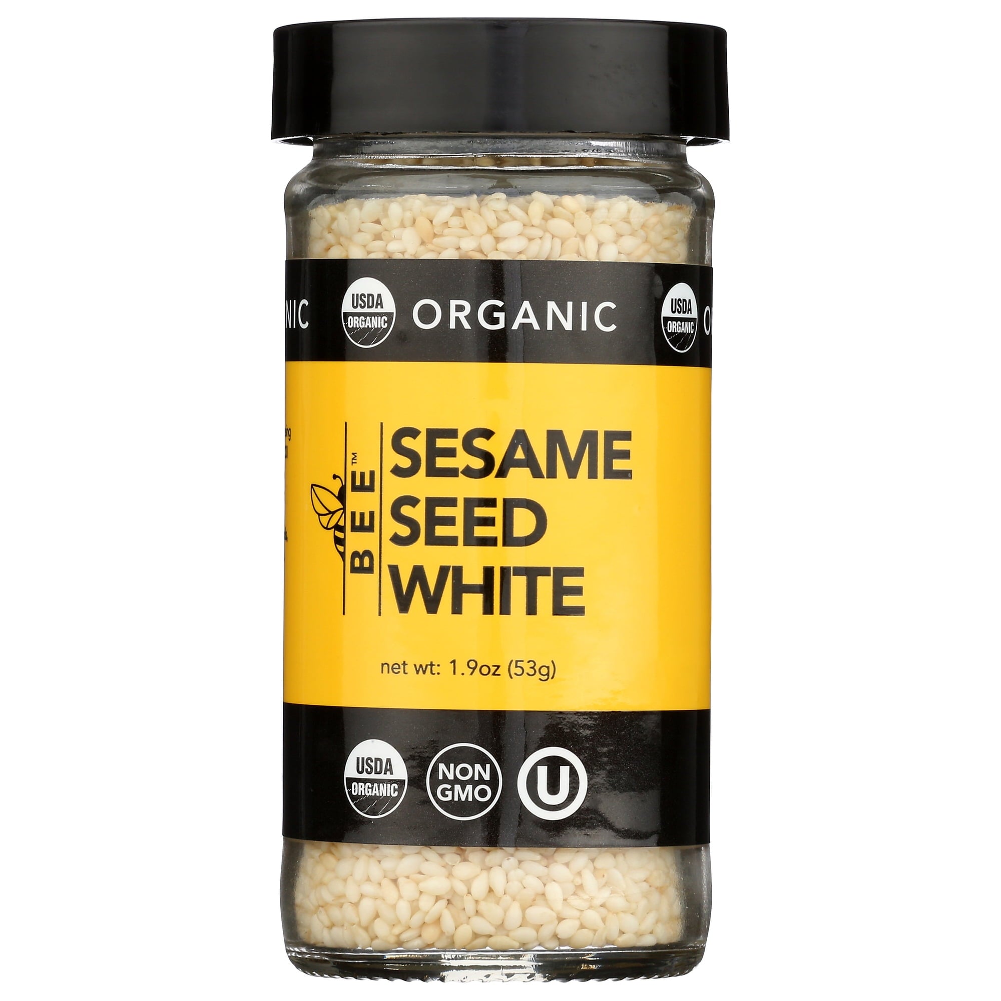 BEESPICES (Pack of 12) Beespices White Organic Sesame Seed Loose Spice Single 1.9 Oz