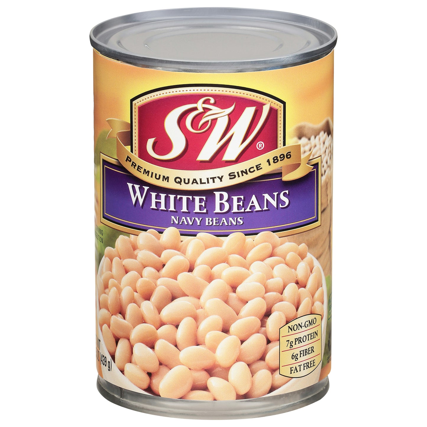S & With Bean White Small 15 oz (Pack of 12)