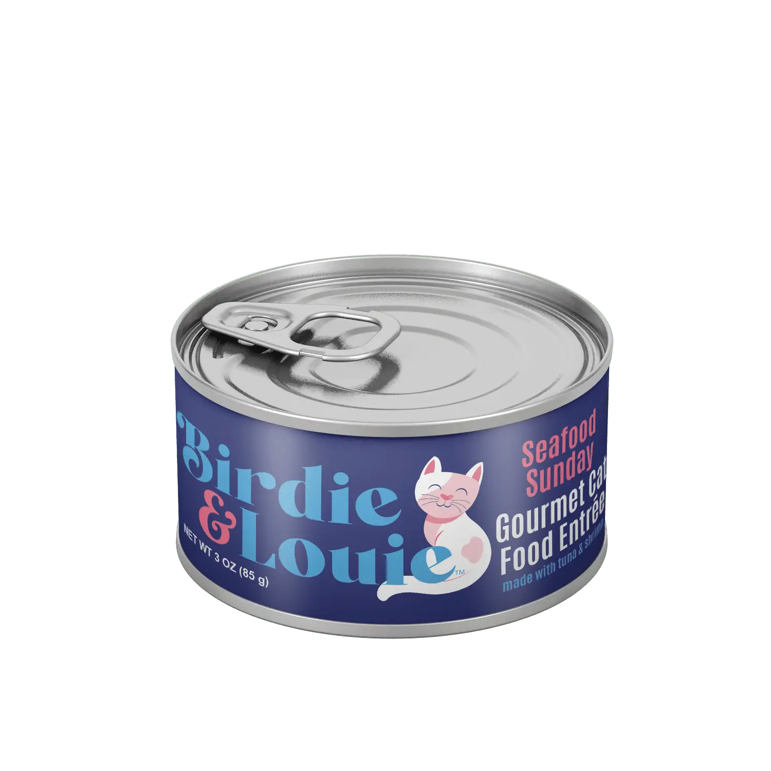 BIRDIE AND LOUI (Pack Of 24) Birdie And Louie Cat Food Seafood Sunday 3 Oz