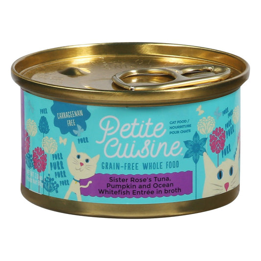 Petite Cuisine Cat Food Tuna Pump Whitefish 2.8 Oz Pack of 24