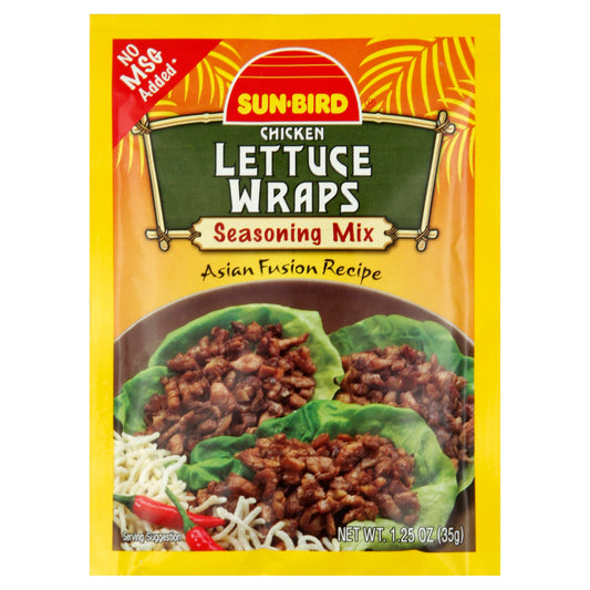 Sunbird Mix Wrps Chicken Lettuce 1.25 oz (Pack of 24)