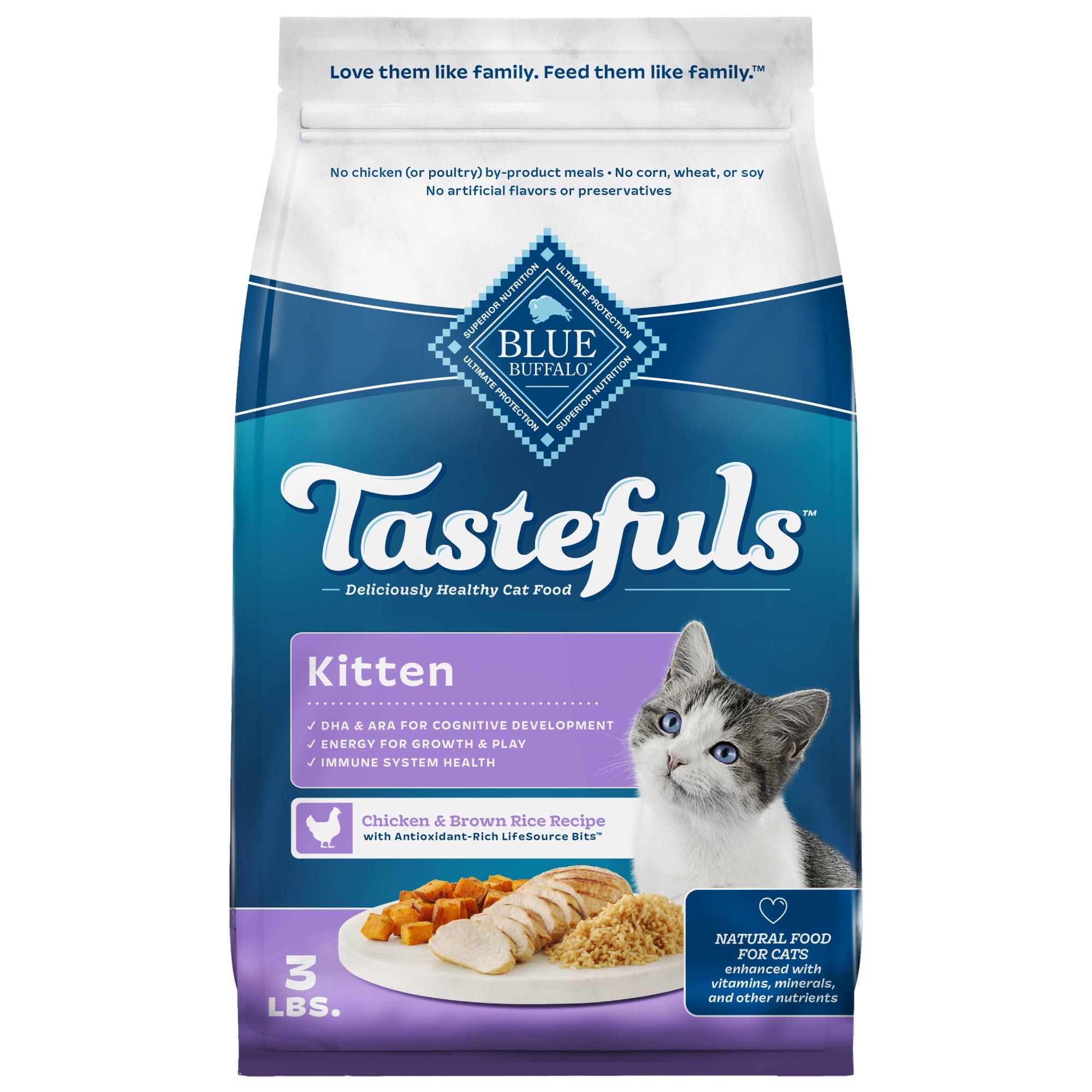 Blue Buffalo Food Cat Tastefuls Chicken Brown Rice