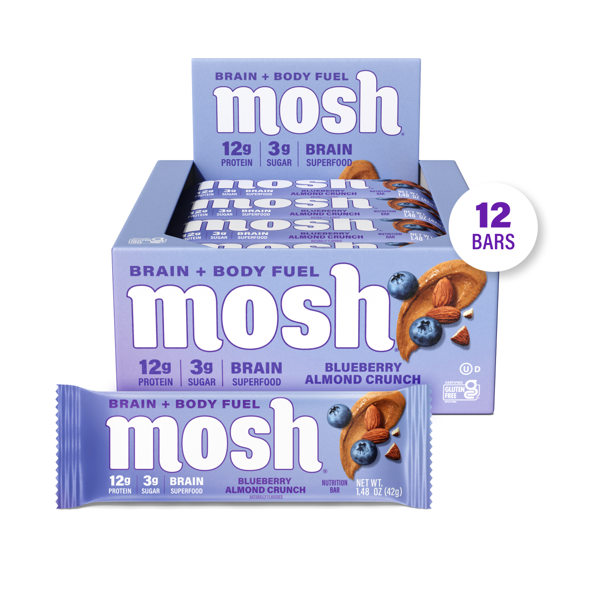 Mosh Bar Blueberry Almond Crunch