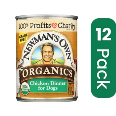 Newman's Own Organics Chicken Grain Free Dinner - Organic 12.7 oz (Pack of 12)