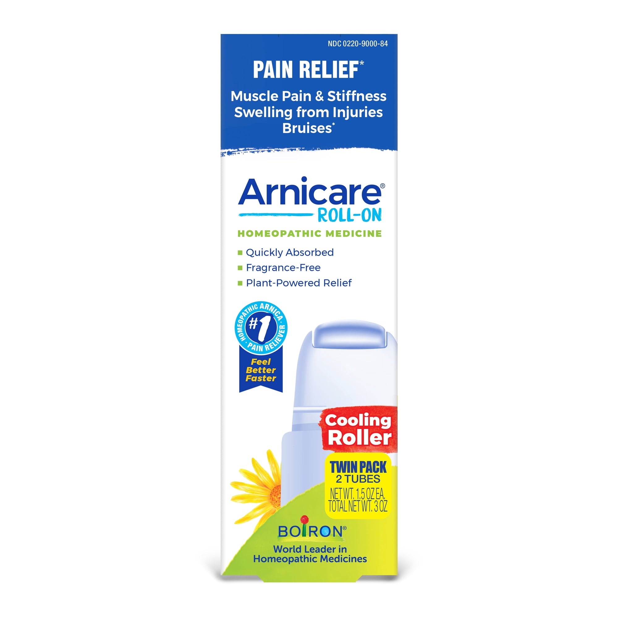 BOIRON (Pack of 9) Boiron ArnicaCare Roll on 1.5 Oz