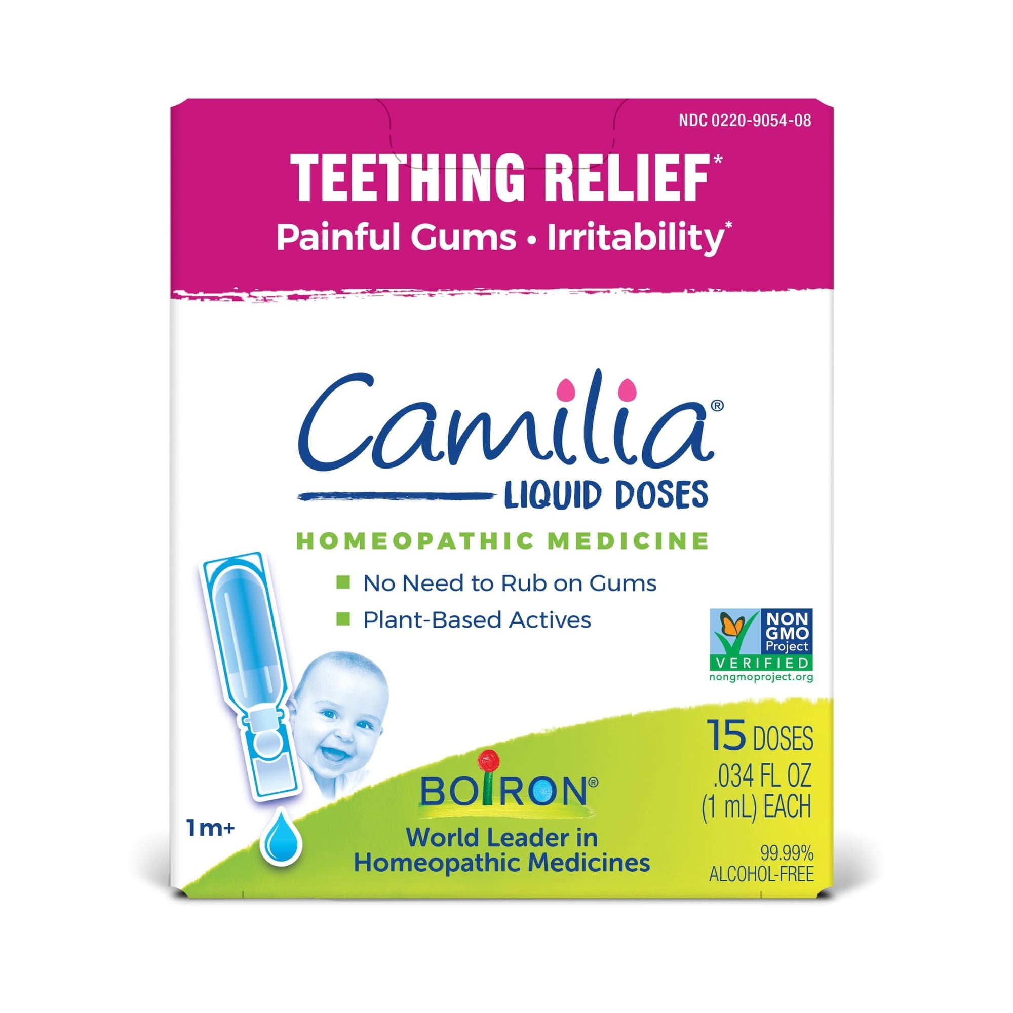 BOIRON (Pack of 8) Boiron Camilia Liquid Doses 0.34 Fl Oz