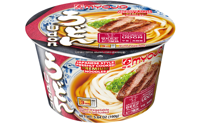 MYOJO (Pack Of 12) Myojo Udon Bowl Beef 5.64 Oz