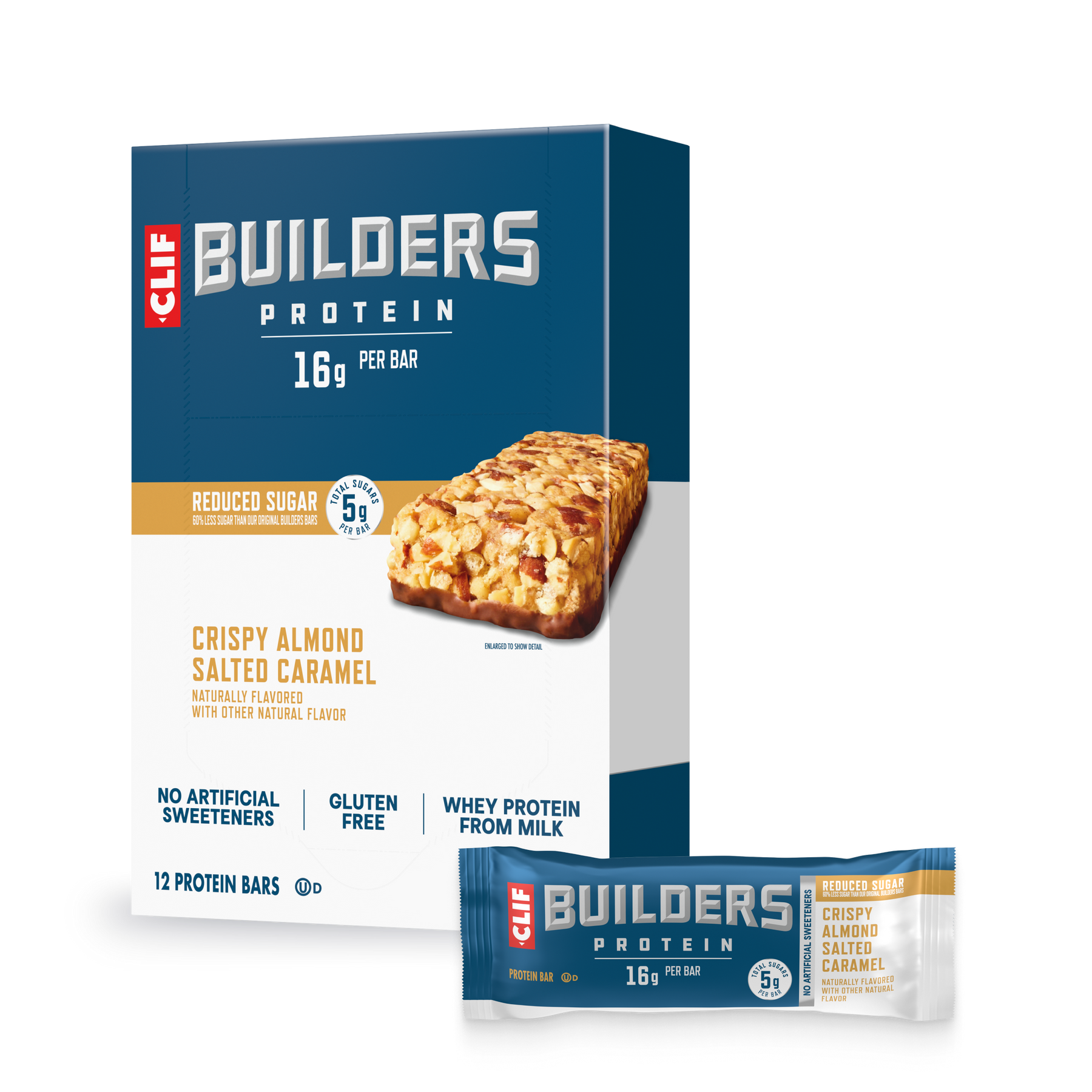 Clif Builder Bar Almond Salted Caramel Protein