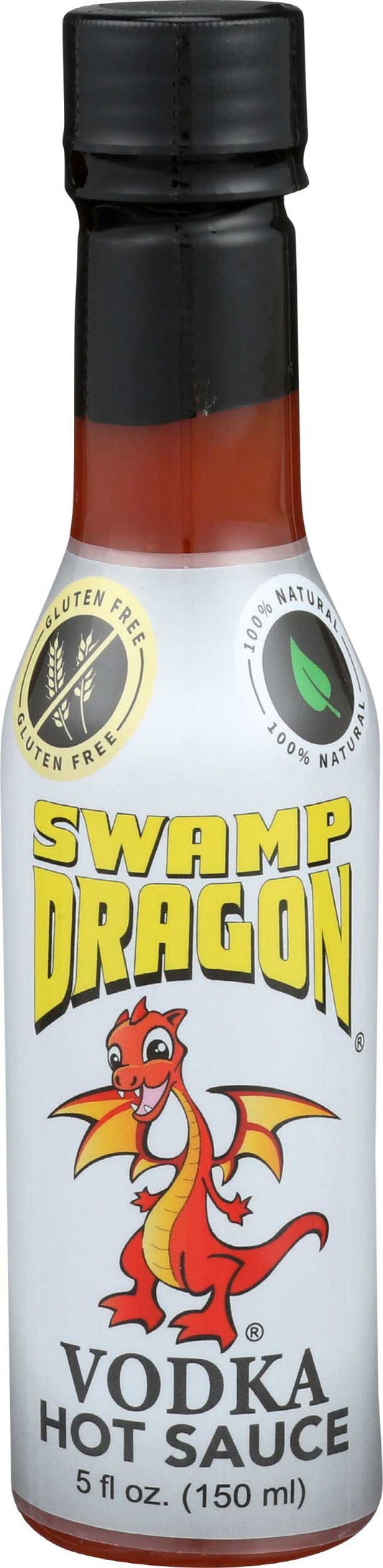 Swamp Dragon Vodka Hot Sauce - 5 Fluid Ounce (Pack of 6)
