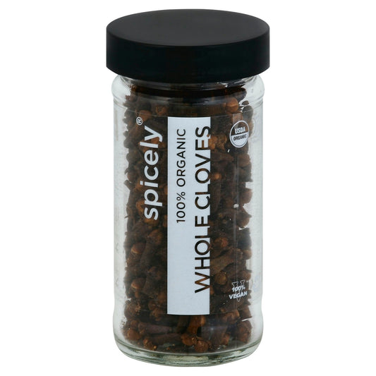 Spicely Organics Spice Cloves Whole Jar 1.1 Oz Pack of 3