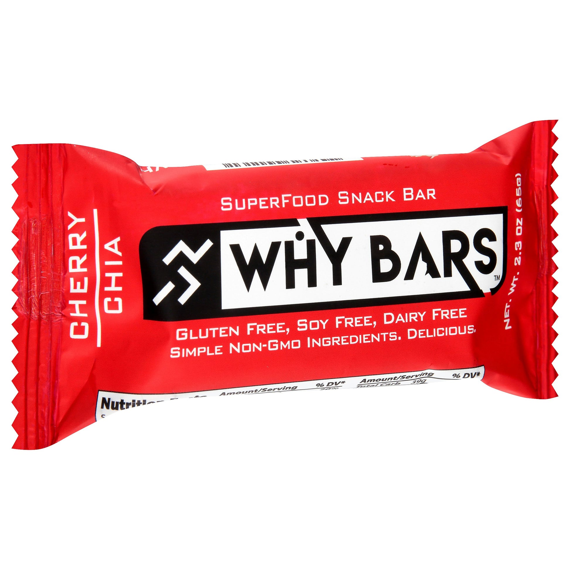 Why Bars Bar Cherry Chia 2.04 oz (Pack of 12)