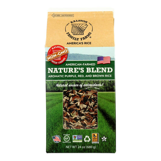 Ralston Family Farms - Rice Nature`s Blend 24 oz (Pack of 6)