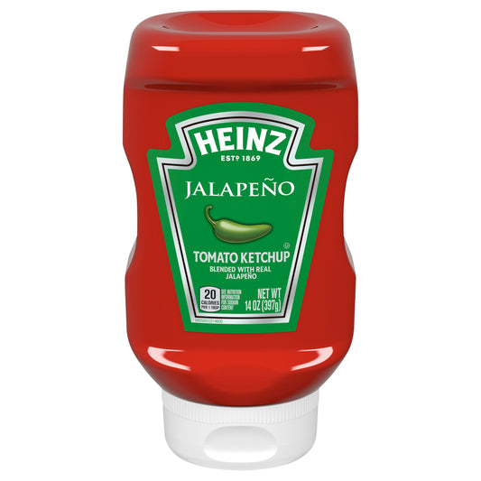 Heinz Kechup Jalpeno 14 oz (Pack Of 6)