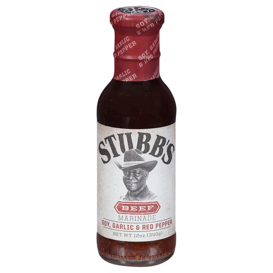 Stubbs Marinade Beef 12 oz (Pack of 6)